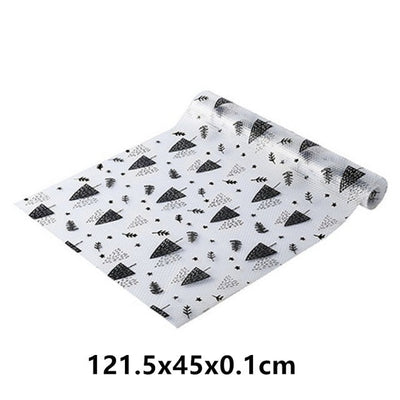 Oil-proof moisture kitchen table shelf liner  drawer mat  cupboards pad paper non slip waterproof closet placemat