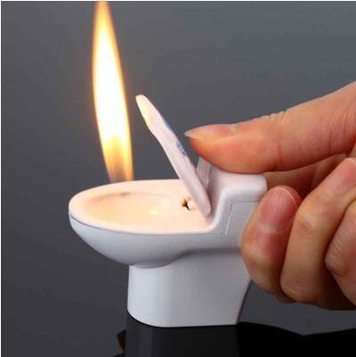 1pcs creative fashion mini metal lighter butane gas inflatable cigarettes tool Funny model smoking gift military