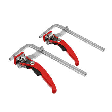 2PCS Alloy Steel Upgrade Quick Ratchet Track Saw Guide Rail Clamp