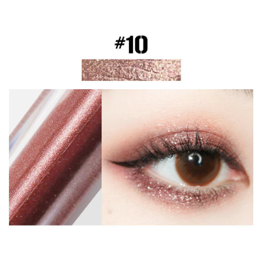 10 Color Diamond Eye Shadow Nude Metal Shimmer Glow Glitter Single Liquid Eyeshadow Makeup Pigment Accessorices Beauty Cosmetics