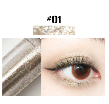 10 Color Diamond Eye Shadow Nude Metal Shimmer Glow Glitter Single Liquid Eyeshadow Makeup Pigment Accessorices Beauty Cosmetics