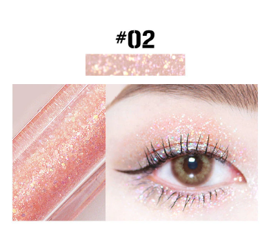 10 Color Diamond Eye Shadow Nude Metal Shimmer Glow Glitter Single Liquid Eyeshadow Makeup Pigment Accessorices Beauty Cosmetics