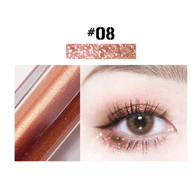 10 Color Diamond Eye Shadow Nude Metal Shimmer Glow Glitter Single Liquid Eyeshadow Makeup Pigment Accessorices Beauty Cosmetics