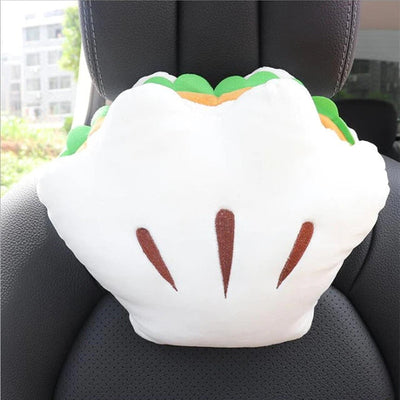 Creative Cute Cartoon Seat Lumbar Cushion Pillow Cute Hamburger Headrest Waist Rest Pillow