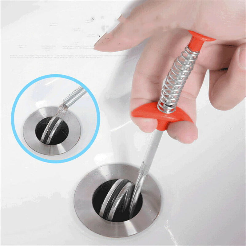 60cm Flexible Sink Claw Pick Up Pipeline Dredge Hair Sewer Filter Cleaner Bend Sink Sewer Garbage Clamp Kitchen Bathroom Tools