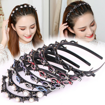 Double Bangs Butterfly Clip Headband