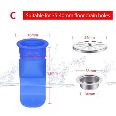 Silicone Floor Drain Deodorant Core Pipe Anti Odor Drain Insect Control Sewer Ring Bathroom Washing Machine Anti-backflow Sealer