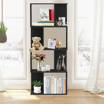 Hoffree  Board Bookshelf Storage Organiser