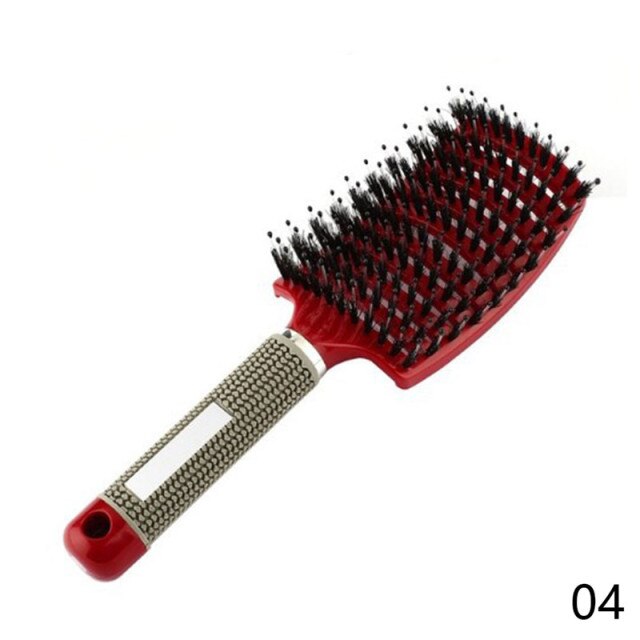 Curved Vented Professional Detangling Comb Portable Home Massage Hair Brush Styling Tools Fast Drying