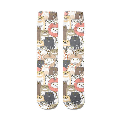 Funny Harajuku 3D Printing Cute Cartoon Panda Socks New Funny Men Women&#39;s Socks Novelty Kawaii Animal Avatar High Socks