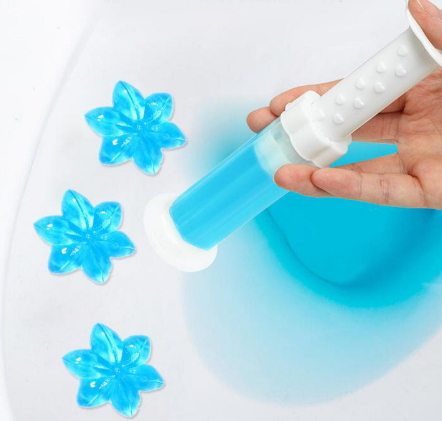 Toilet Clean Gel Flower Cleaning Deodorize Stamp Automatic Household Cleaner