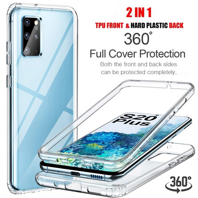 360° Silicone Clear Case Cover For Samsung Galaxy A32 A52 A42 5G A21s A12 Phones