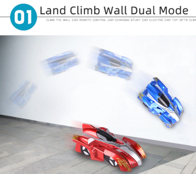 RC Car Ceiling Wall Climbing Car Anti Gravity Wireless Electric 360 Rotating Remote Control Stunt Racing Car Antigravity Toy