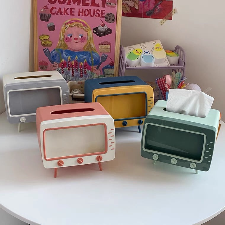 Cute tissue box mobile phone holder Multifunctional mobile phone holder