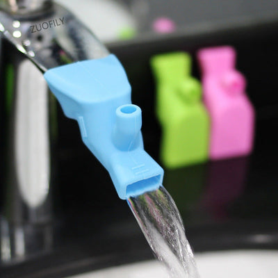 1PC Silicone Water Tap Extension Sink Children Washing Device Bathroom Kitchen Sink Faucet Splash Proof Guide Faucet Extenders