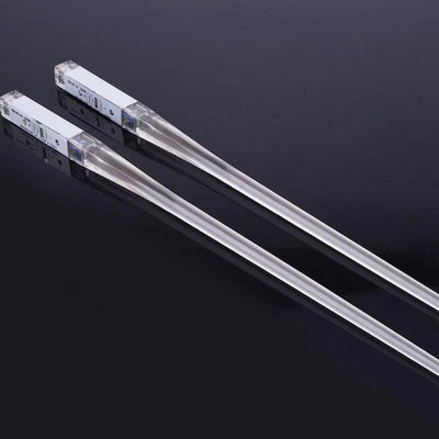 Creative 2pcs/Pal LED Lightsaber Chopsticks Light Up Durable Lightweight Kitchen Dinning Room Party Portable Food Safe Tableware