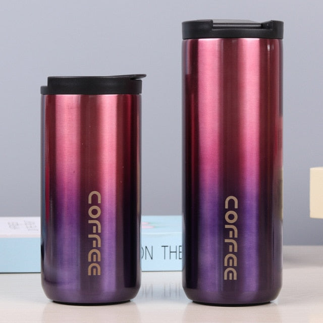 Stainless Steel Milk Tea Coffee Mug Leak-Proof Thermos