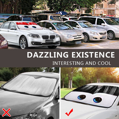 Parasol Cars Sun Visor Window Sunshade Protection Umbrella Blinds Retractable Car Magnetic Windshield Sunshade Eyes Cars