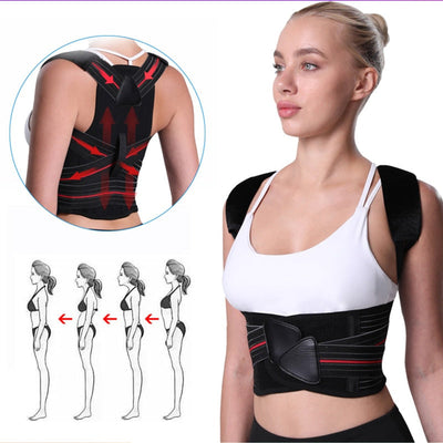 Adjustable Posture Corrector Back Support Shoulder Back Brace Posture Correction Spine Posture Corrector Postural Fixer Tape