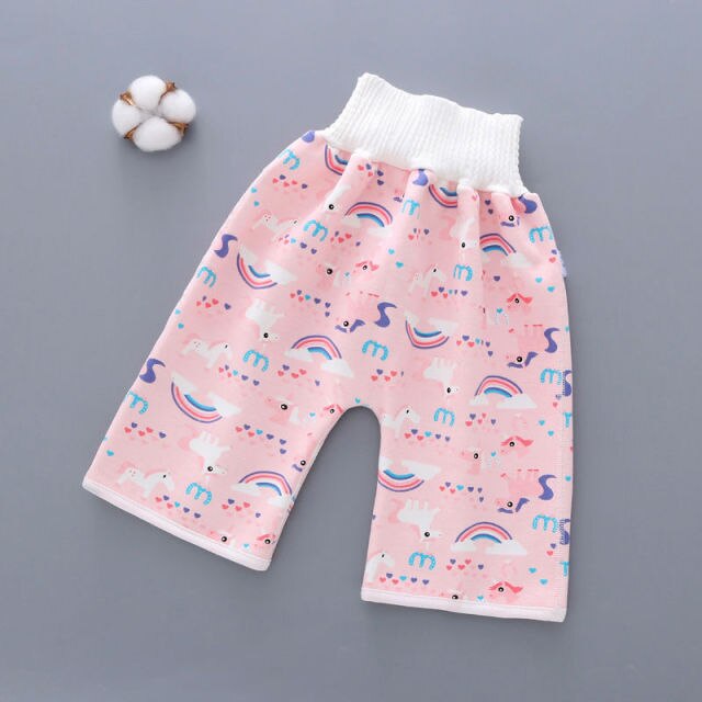 Comfy Children& Adult Diaper Skirt Shorts Childrens Diaper Skirt Shorts Waterproof Absorbent Cloth Reusable Diapers Pants