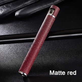 Mini Compact Torch Lighter Free Fire Butane Gas Metal Cigarette Shaped Lighter Grinding Wheel Pocket Lighter Smoking Accessories