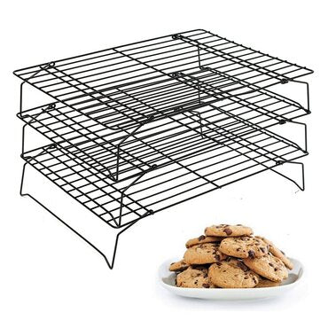 3 Tier Stackable Cooling Baking Cake Biscuit Tray