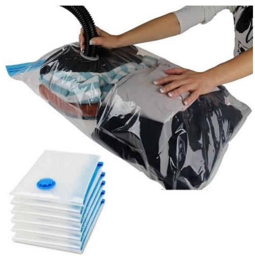 Home Vacuum Bag for Clothes Quilt Transparent Storage Bag Foldable Compressed Organizer Space Saving Seal Bags Organization