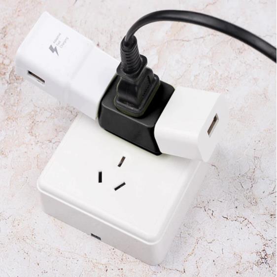 US Mini Outlet Power Converter Charger Wall Socket Adapter Travel Splitter Converter Socket One To Three Power Conversion