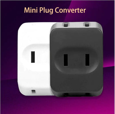 US Mini Outlet Power Converter Charger Wall Socket Adapter Travel Splitter Converter Socket One To Three Power Conversion