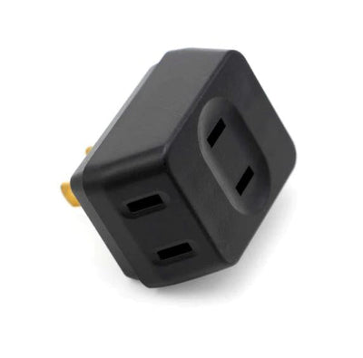 US Mini Outlet Power Converter Charger Wall Socket Adapter Travel Splitter Converter Socket One To Three Power Conversion