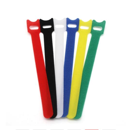 Plastics Fastening Reusable Cable tie Straps Nylon Loop Wrap Zip Bundle Bandage Tie Colorful