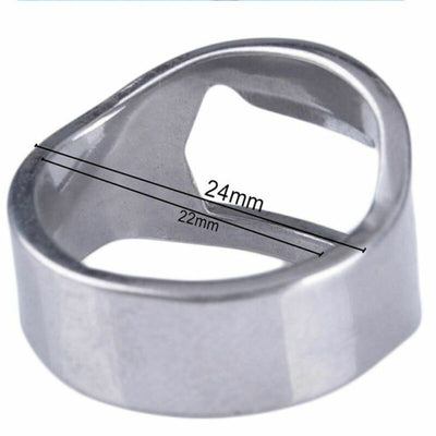 22MM Portable Mini Finger Ring Beer Bottle Opener