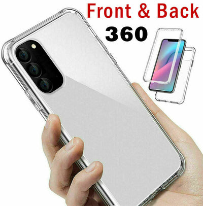 360° Silicone Clear Case Cover For Samsung Galaxy A32 A52 A42 5G A21s A12 Phones