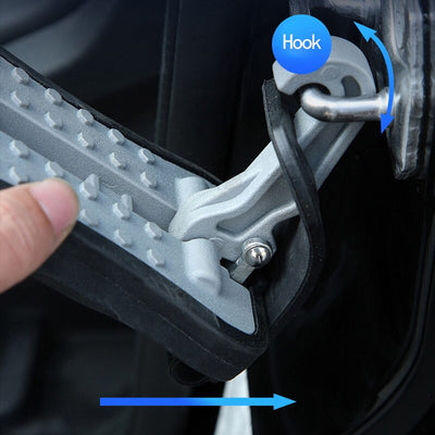 Universal Foldable Auxiliary Pedal Roof Pedal Foldable Car Vehicle Folding Stepping Ladder Foot Pegs Easy Access Car Accessories