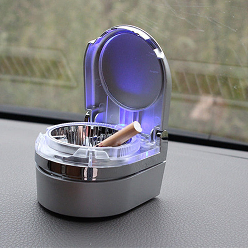 Car Interior Accessories Convenient and Practical Fashionable Appearance Design Vehicle Ashtray Holder with LED