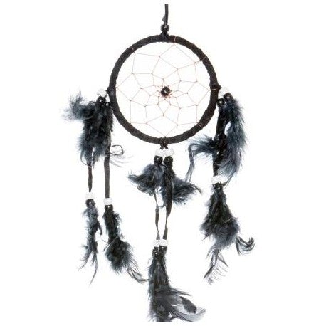 BLACK DREAMCATCHER 3.5" X 10"