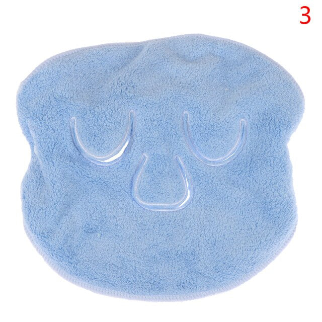 Reusable Face Towels Cold/Hot Compress Facial Mask Beauty Tools Thickened Coral Fleece Towel For Women Skin Care Moisturizing