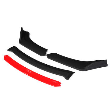 Universal Gloss Black Front Bumper Lip Car Spoiler Splitter For Honda