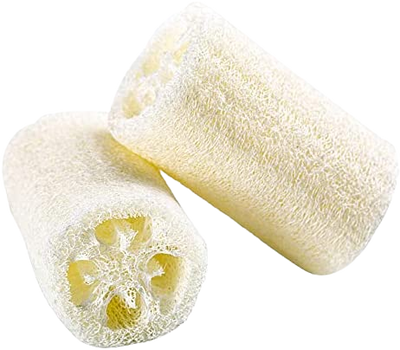 4 pack Loofah Sponge Scrubber Brush, loofa Perfect to Bath Shower & Spa