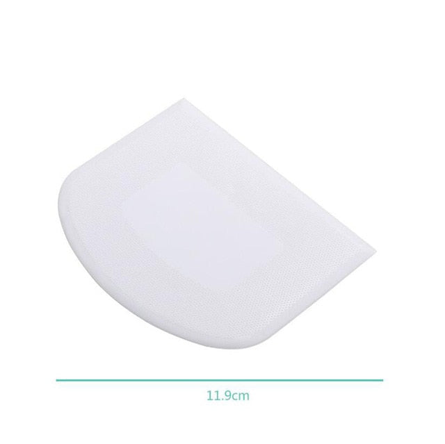 1PC Useful Cream Spatula DIY Pastry Cutters Fondant Dough Scraper Cake Cutter Pastry Baking Tool Kneading Dough Bag Kitchen Accessories