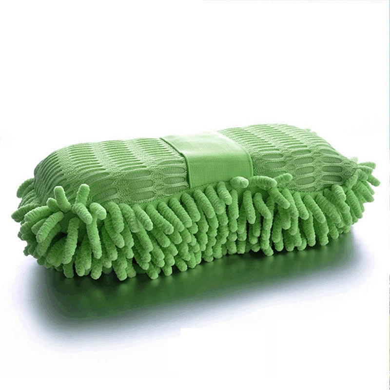 Casun Microfiber Car Washer Sponge Cleaning Car Care Detailing Brushes Washing Towel Auto Gloves Styling Accessories