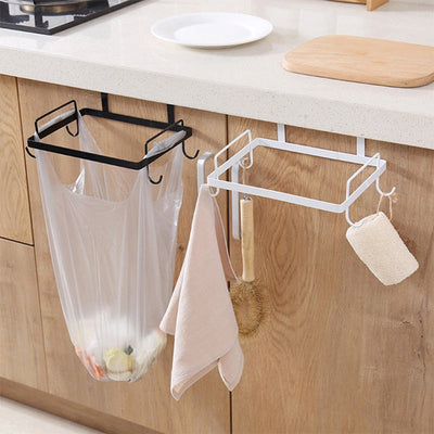 【Little expensive but better】Kitchen Trash Bag Shelf Holder Bracket Stand Rack Garbage Storage Household Organizer Accessories