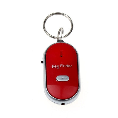 LED Light Torch Remote Sound Control Lost Key Fob Alarm Locator Keychain Whistle Finder Old Age Anti-lost Alarm