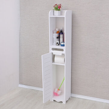 4-Tier Storage Cabinet Laundry Cupboard Assorted Shelf