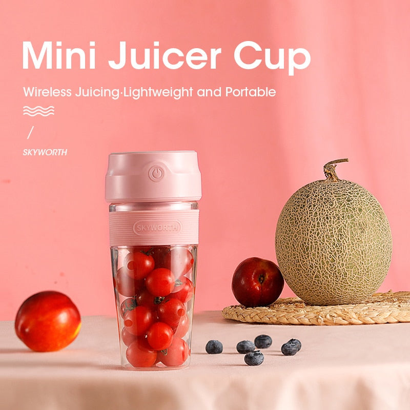 Mini Blender Cup Portable Blender Kitchen Fruit Juicer Blender Mixer machine Lemon Squeezer Electric Juicer Press Blender Glass