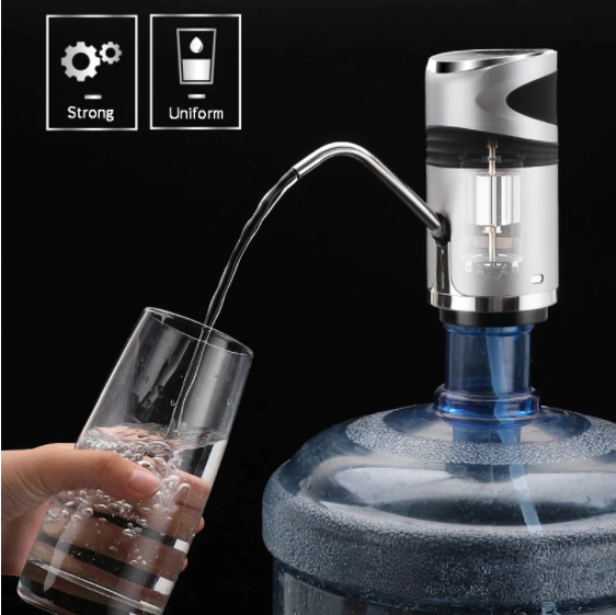 Drinking fountain Electric Portable Water Pump Dispenser Gallon Drinking Bottle Switch Silent Charging Touch 19 liters