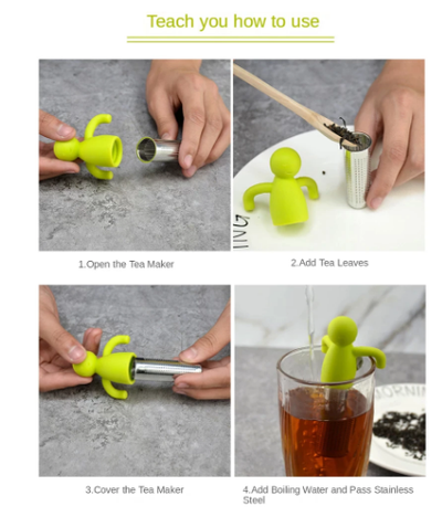 Creative Tea Infuser Strainer Sieve Stainless Steel Infusers Teaware