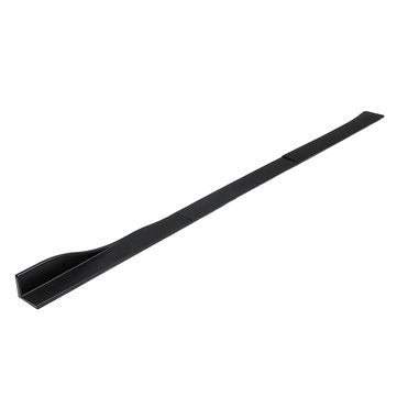 Car Side Skirt Extension Blades Matte Black Universal