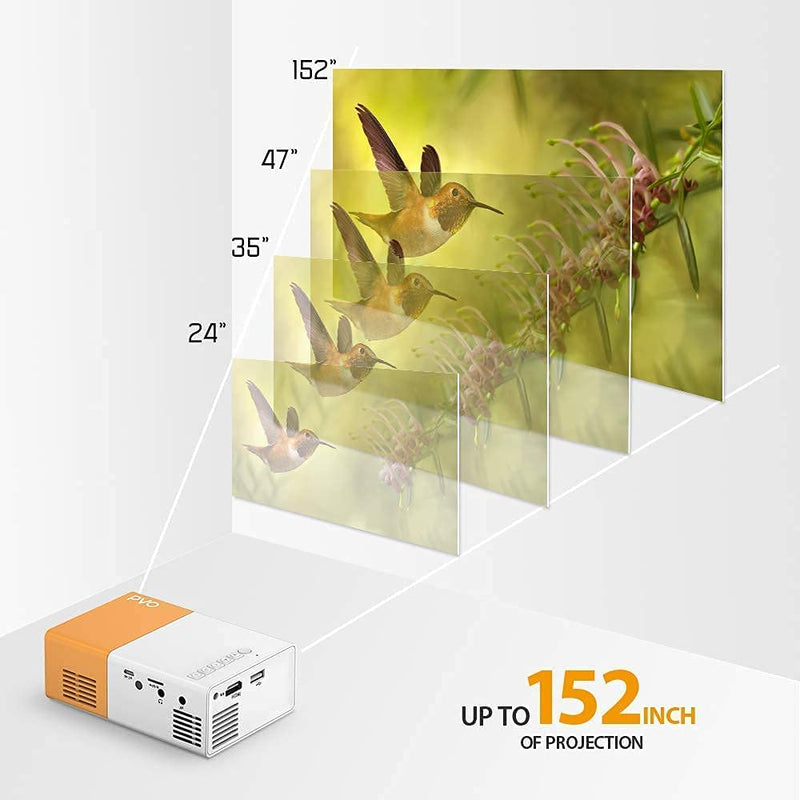 Portable HD Projector  - Perfect for Home Cinema and Camping