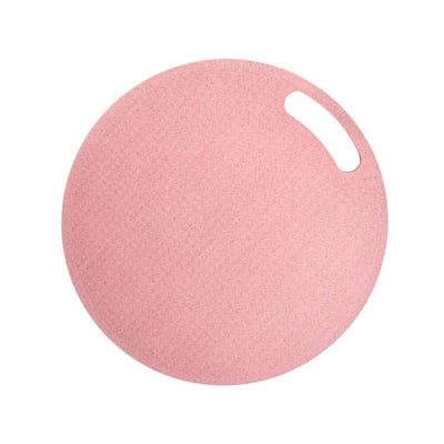 Kitchen Wheat Straw Chopping Board Multi-function Cutting Board Non-slip Round Shape Cutting Board for Home